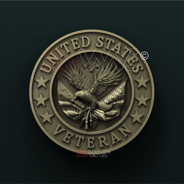 AMERICAN VETERAN 3d stl 3DWave